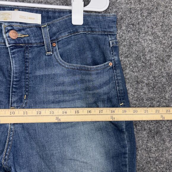 Levi's Totaling Shaping Jeans Womens Size 34 Blue Bootcut Stretch - Picture 5 of 9
